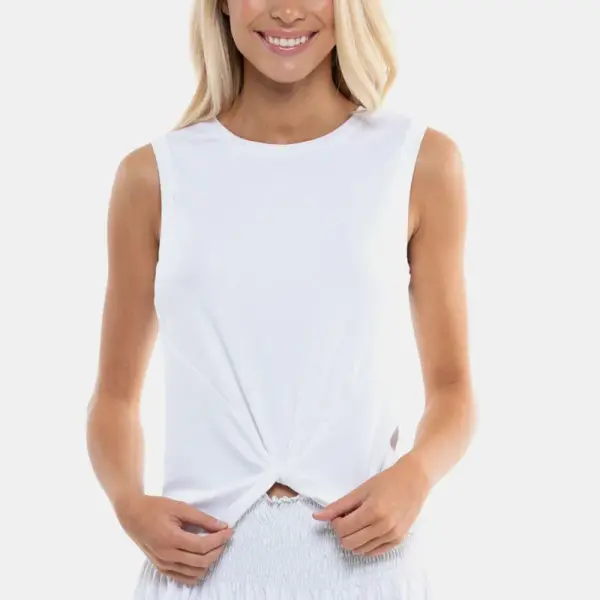 Lucky in Love Twist Front Tank Women's - Image 3