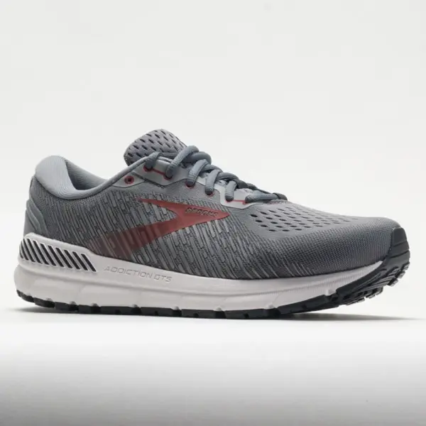 Brooks Addiction GTS 15 Men's Grey/Ebony/Chili Oil - Image 5
