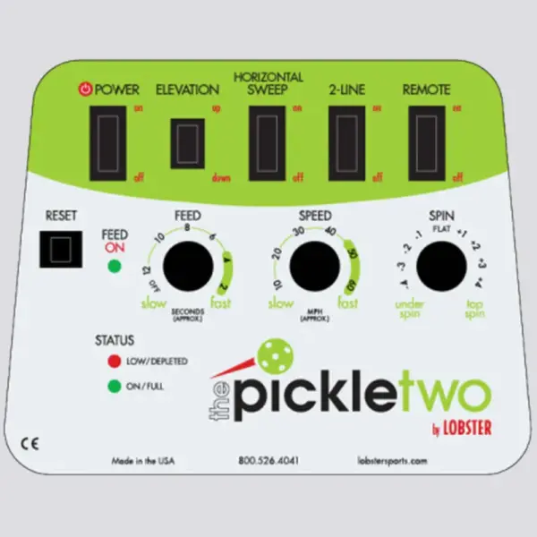 Lobster The Pickle Two Pickleball Machine (Internal Battery) - Image 2